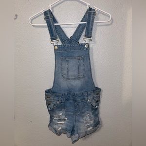 Distressed Overalls